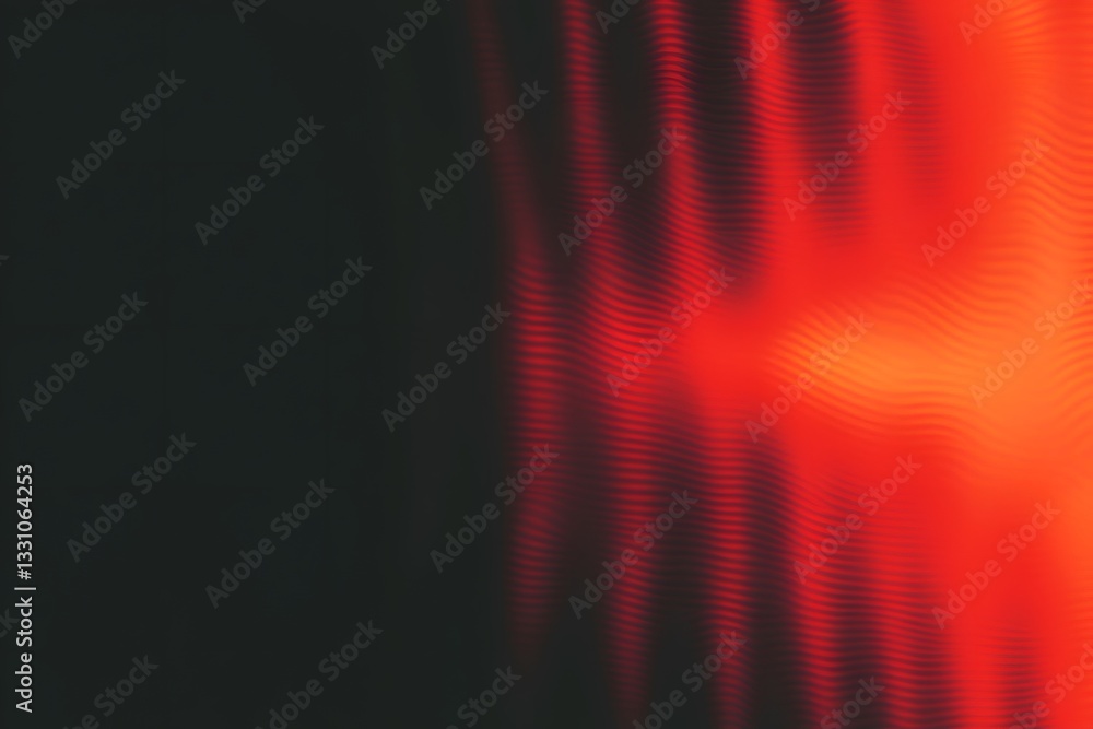 Poster abstract artwork showing a gradient of red and dark colors