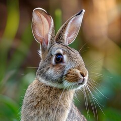 Fototapeta premium about rabbits for the MidJourney bot, each between 100 to 200 words and ending 