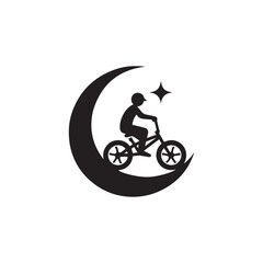Monocycle icon vector symbol design art illustration. © Freciousmayna
