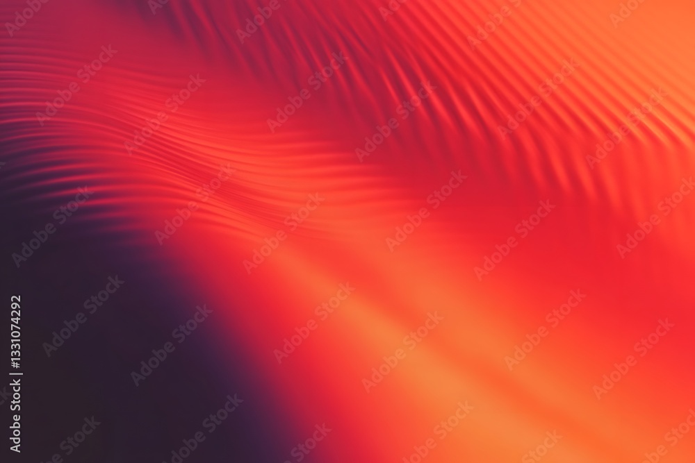 Poster abstract rendering of a smooth surface with wave like patterns
