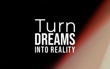 Transforming aspirations into achievements motivational setting graphic design abstract environment inspirational viewpoint