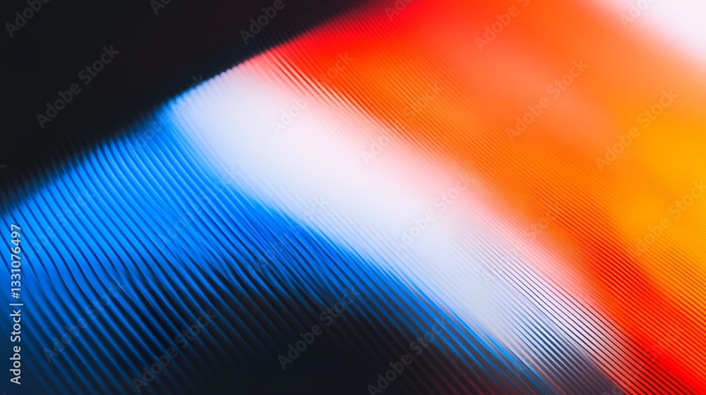 Poster a layered abstract composition of colorful gradients and linear textures