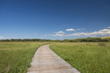 Hiking trail through Agate Fossil Beds National Monument, Nebraska