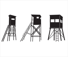 Deer stand svg, Deer Stand Vector, deer hunting, Hunting Blind SVG, Hunt Life svg, Outdoor Hunt svg, tree stand svg