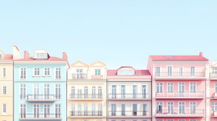 Fototapeta premium Architectural Harmony: A Study in Uniformity and Symmetrical Design