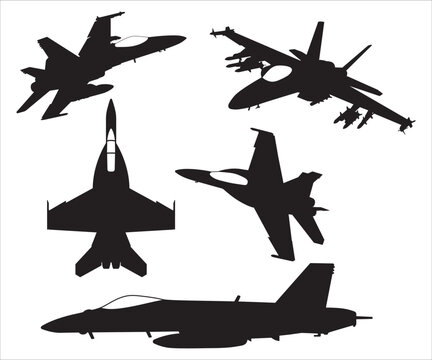 F-18 Hornet svg, F/A-18 Hornet Sticker Decal, F-18 F/A-18F Hornet Military Jet Airplane Illustration, F-18 Hornet Clipart, Military svg