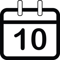 Calendar Icon , meeting Deadlines icon. Time management .Appointment schedule flat icon icon