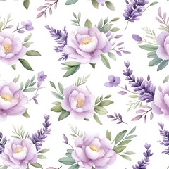 Seamless pattern with
 Floral Blossom Pattern Artwork