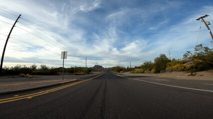 Arizona Driving 1845 Tempe Saguaro Lake