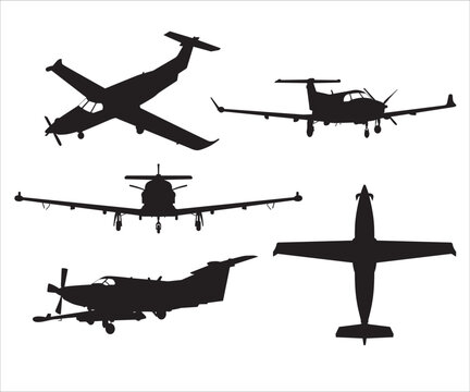 Pilatus PC-12 svg, Pilatus PC-12 Vector, Learjet airplane, Pilatus PC-12 Silhouette