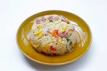 Thai fried rice with sour pork