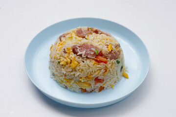 Thai fried rice with sour pork