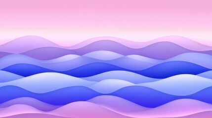 Fototapeta premium Abstract Pastel Wave Background Purple Pink Blue Gradient Water Texture