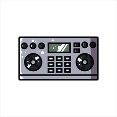 Vector Professional DJ Mixer with Equalizer Controls