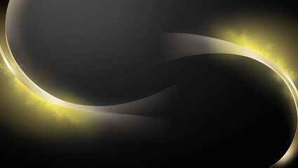 Abstract With Black Background, color full red gradient Yellow simple elegant simple background