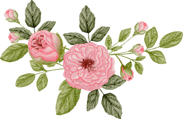 pink rose flower arrangement 