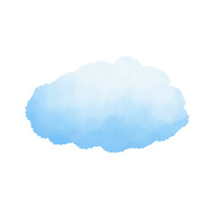 Blue cloud illustration