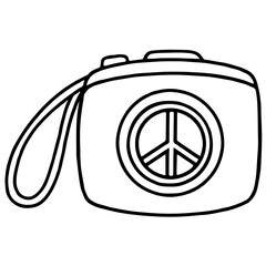 photo camera icon cartoon 