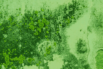 Abstract background of green dirty wall.