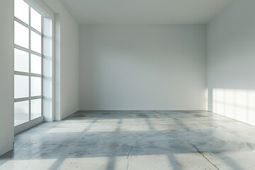 High Resolution Picture of High Angle View of Empty Room