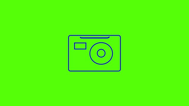 Photography Camera Icon Animation &ndash; Shutter Motion Effect
