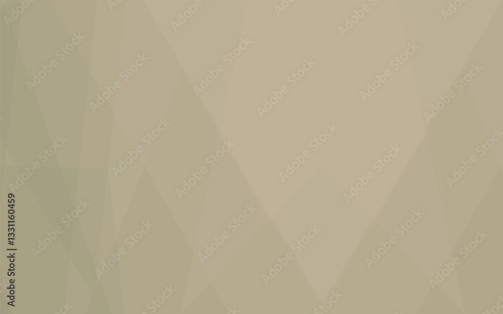 Poster geometric triangle pattern vector background in shades of beige and light gray. low poly style, face