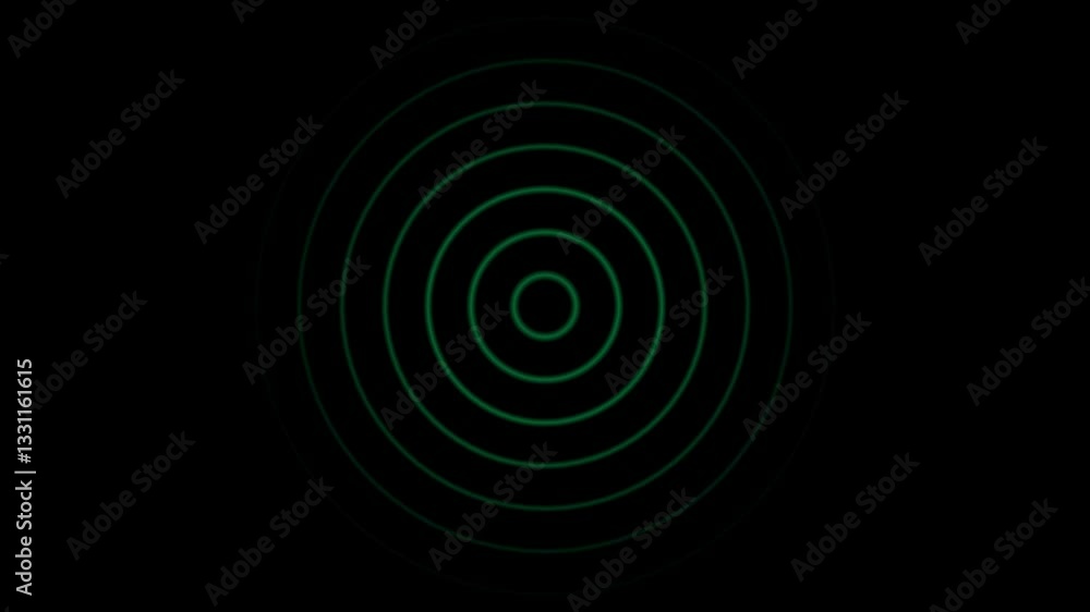 Poster abstract glowing futuristic radio waves animation .radio wave signal seamless loop animation backgro