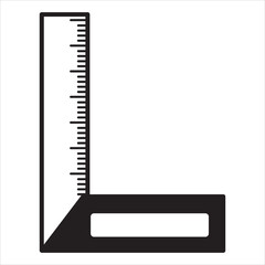 Elbow ruler vector illustration for construction theme design element