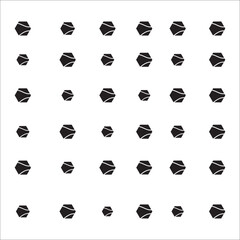 Geometric Hexagon Pattern Modern Abstract Design Elements