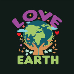 INTERNATIONAL EARTH DAY T-SHIRT DESIGN