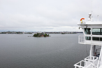 View from a ferry to Helsinki