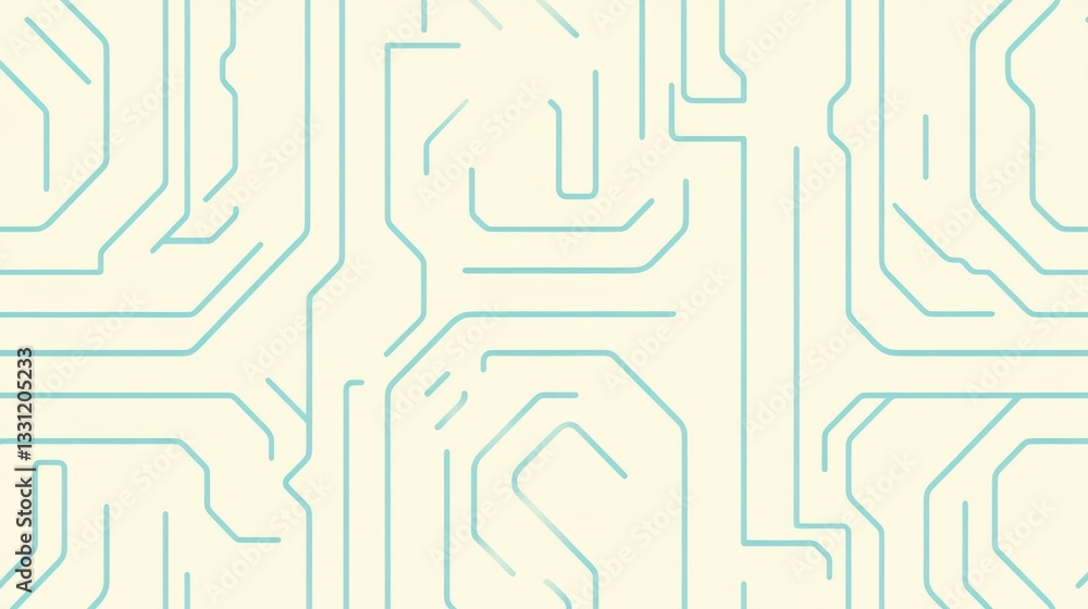 Poster abstract circuit board pattern background