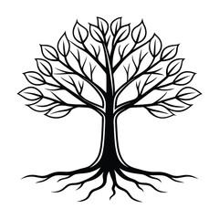 Obraz premium tree with roots