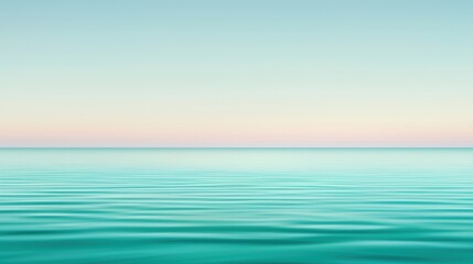 Obraz premium Minimalist Aesthetic A subtle gradient blur in shades of green and blue, evoking a sense of nature and tranquility.