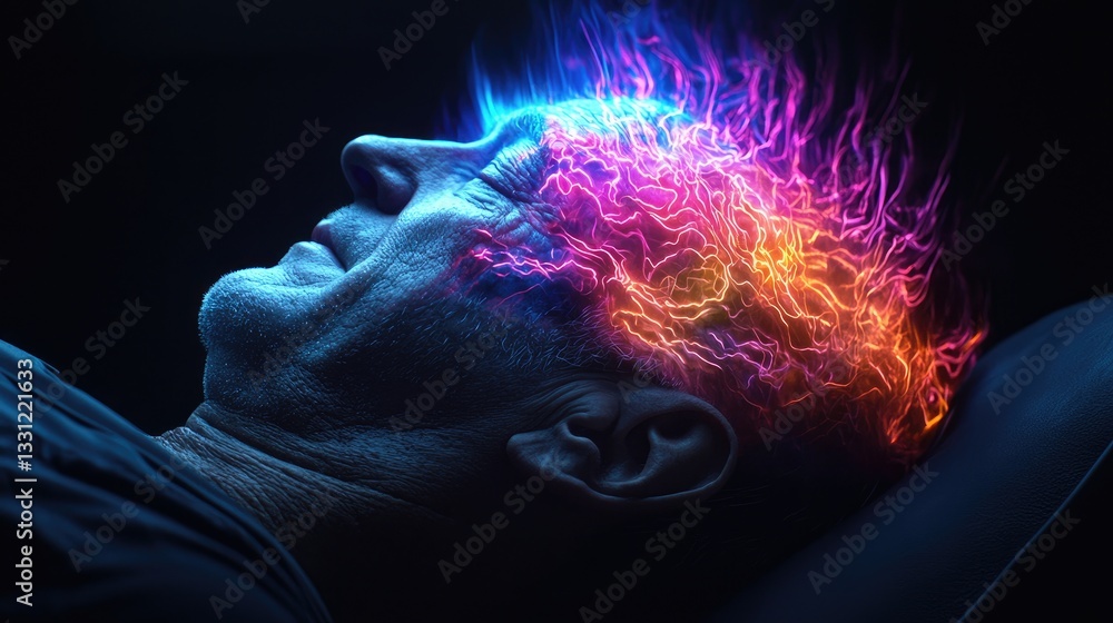 Poster mind expansion journey exploring neural connections digital art abstract environment close-up concep