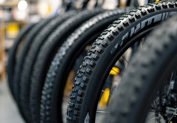 Fototapeta premium bicycle wheel close up