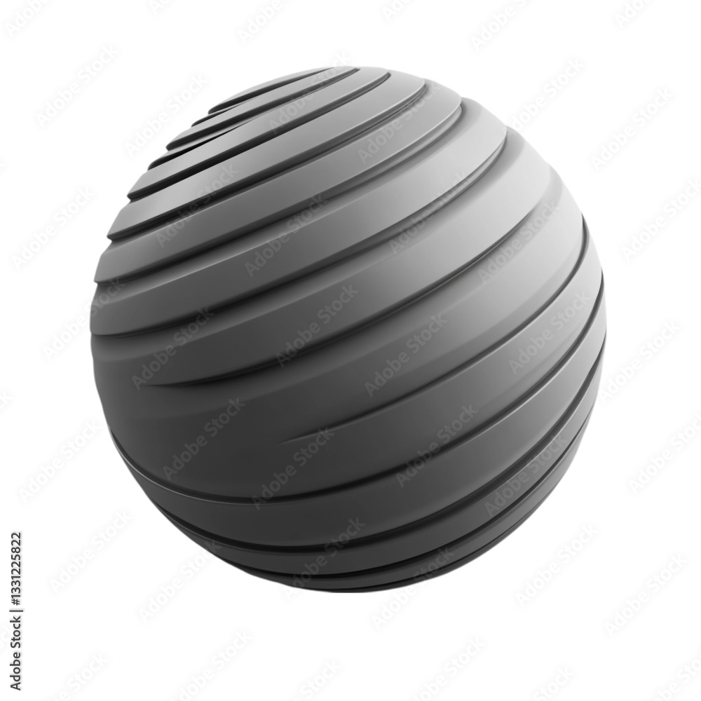 Poster gray sphere abstract 3d render design background texture