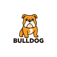 Bold and Strong Bulldog Vector Emblem