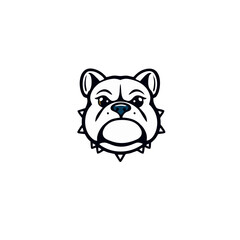 Bold and Strong Bulldog Vector Emblem