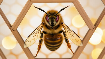 The active substance content in Apis Melifera honey is beneficial for repair, HD image of wasp honey
