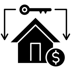 Real Estate icon glyph