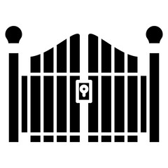 Gated Communities icon glyph
