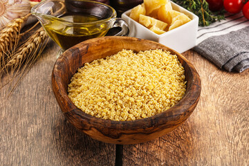 Italian cuisine - dry stelline pasta