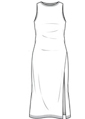 illustrasyon , vector , dress tecnicals drawings ,dress drawings, dress tecicals , rees drawings, trenchcoat drawings, women dress drawings