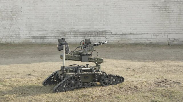 The sapper robot for remote explosive ordnance disposal