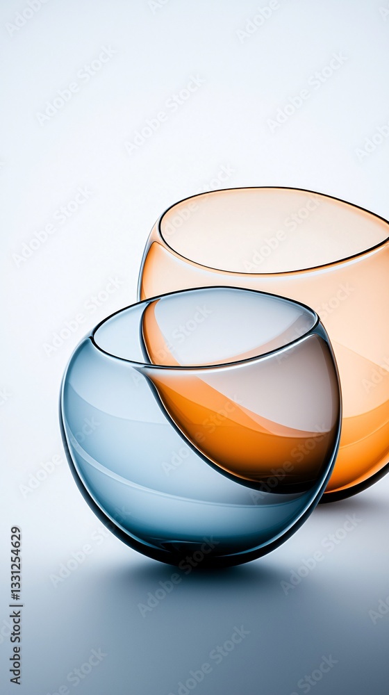 Poster minimalist abstract reality, negative space and delicate lines forming fluid yet structured patterns