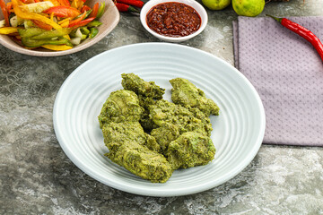 Indian cuisine - Mint chicken tikka