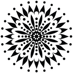 Colorful Pointing Circle Halftone Dots Background