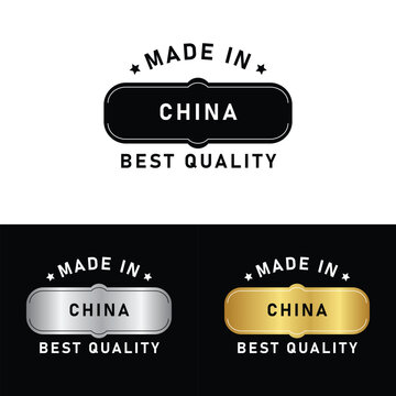 Made in China Make in Italy Organic Genuine Seal Tag Stamp Badge Made with Love Product of China