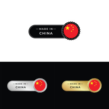 Made in China Make in Italy Organic Genuine Seal Tag Stamp Badge Made with Love Product of China